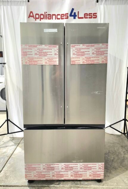 32 cu. ft. Mega Capacity 3-Door French Door Refrigerator with Dual Auto Ice Maker in Stainless Steel