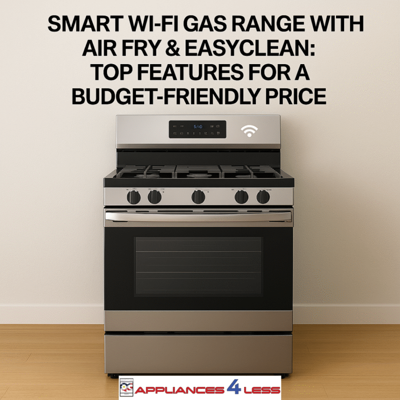Smart Wi-Fi Gas Range, 