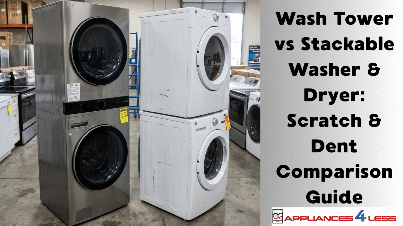 Wash Tower vs Stackable Dryer