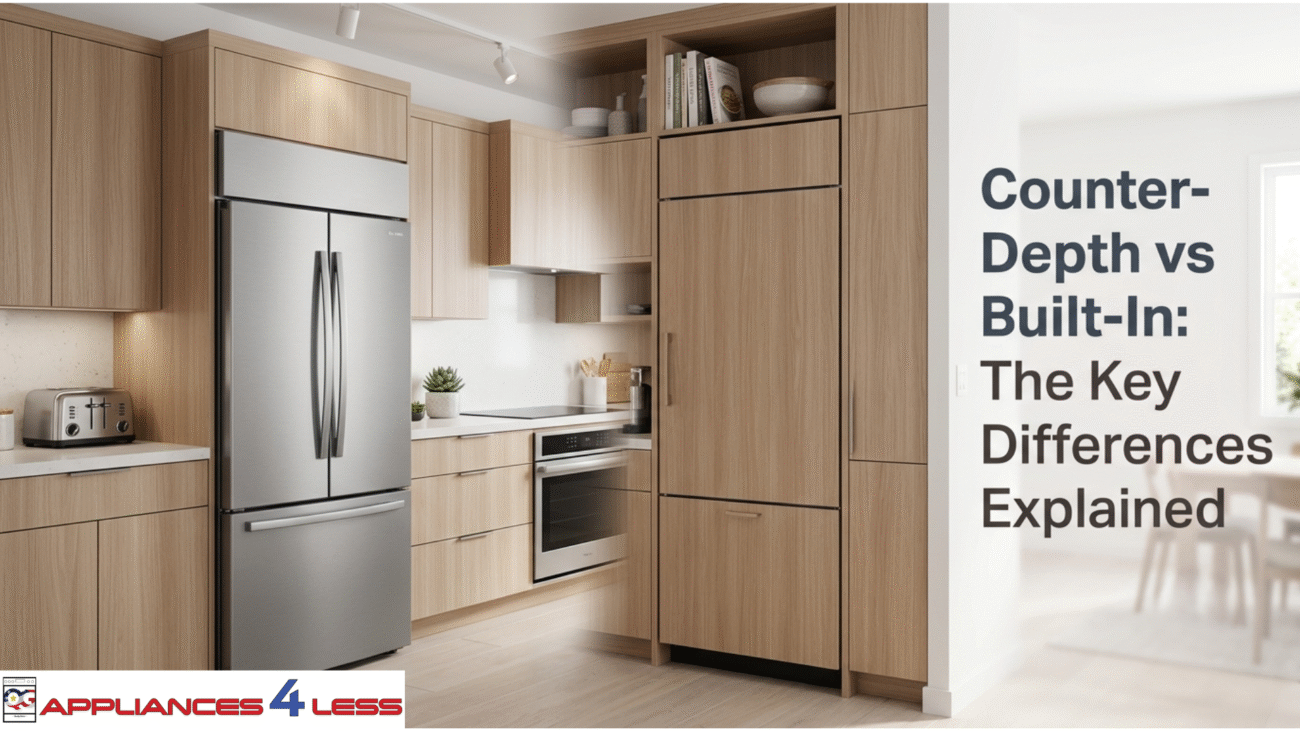Counter-Depth Vs Built-In Refrigerators