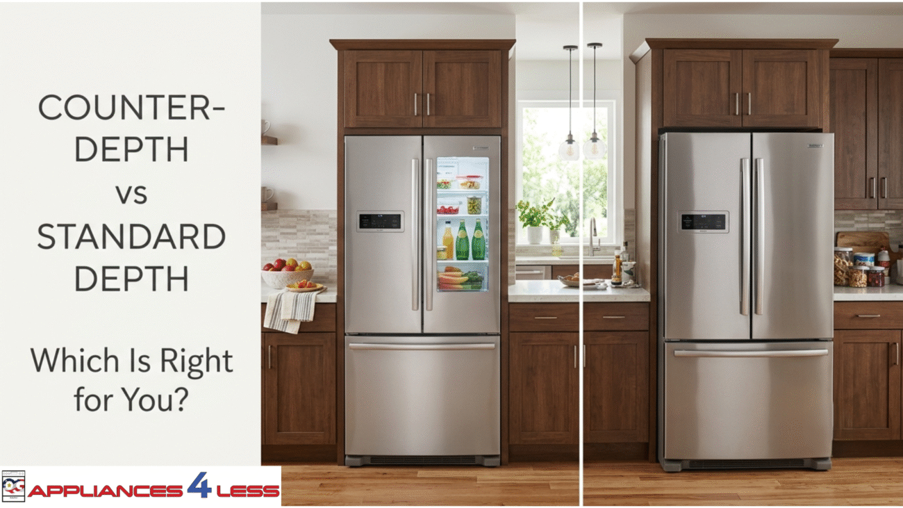 Counter-Depth Vs Standard Depth Refrigerators