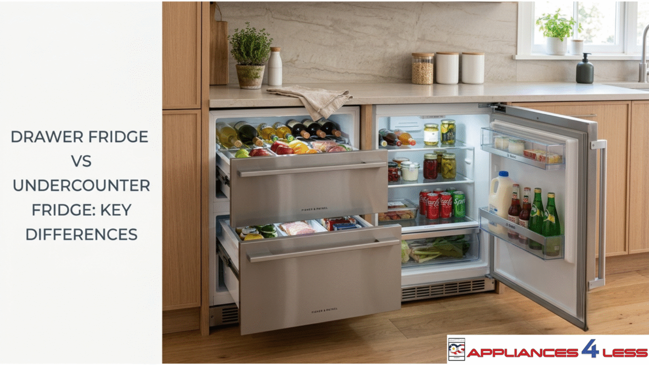 Drawer Fridge Vs Undercounter Fridge