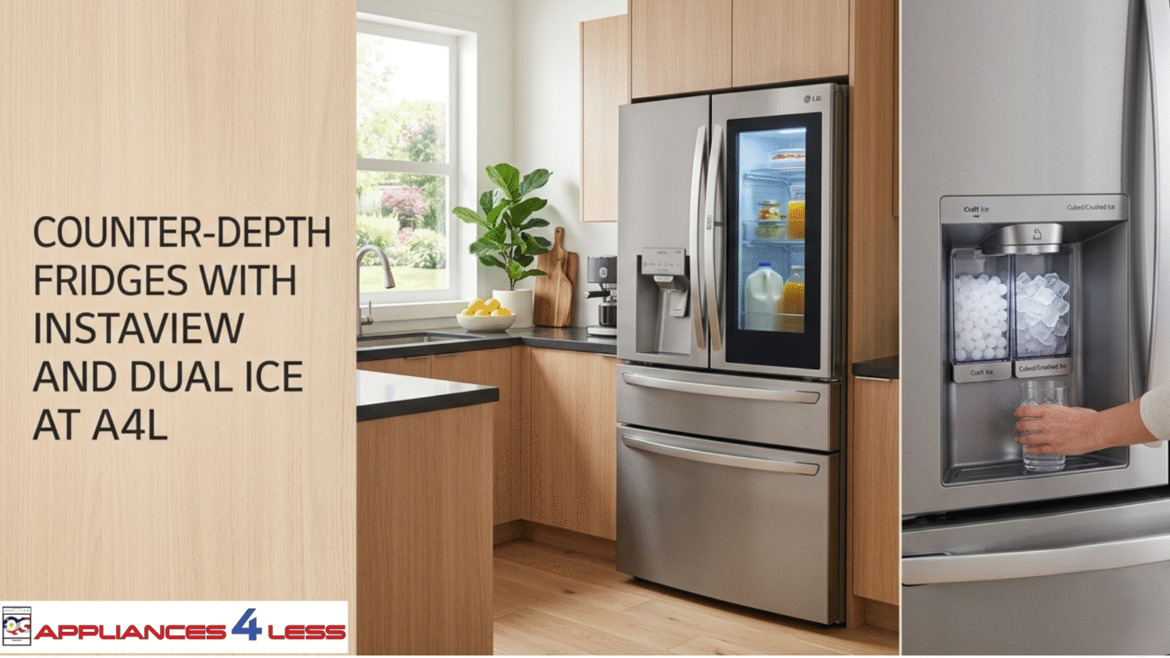 Counter-Depth InstaView Fridges