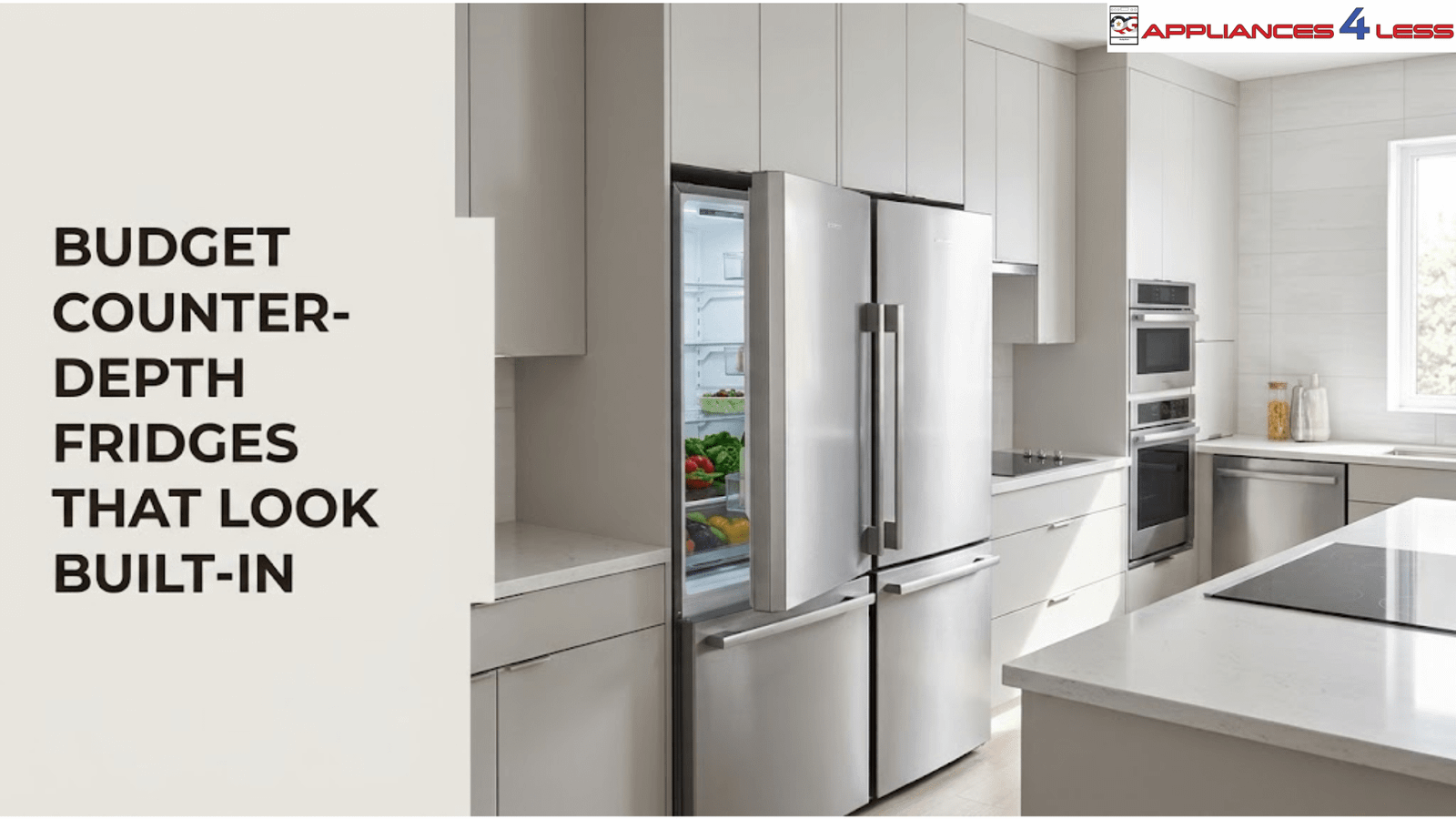 Budget Counter-Depth Fridges