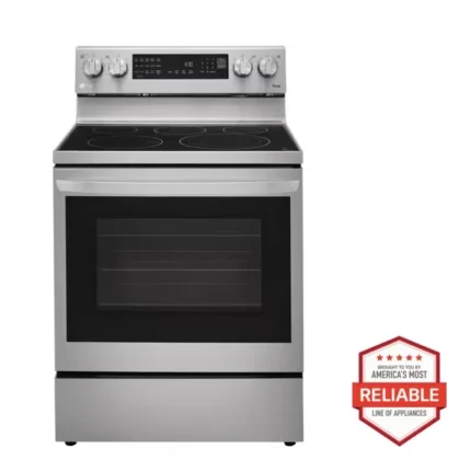 6.3 cu ft. Smart Wi-Fi Enabled True Convection InstaView® Electric Range with Air Fry
