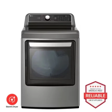 7.3 cu. ft. Ultra Large Capacity Smart wi-fi Enabled Rear Control Electric Dryer with EasyLoad™ Door