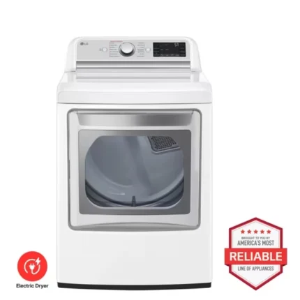 7.3 cu. ft. Ultra Large Capacity Smart wi-fi Enabled Rear Control Electric Dryer with TurboSteam™