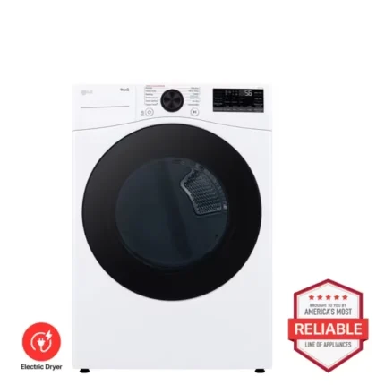 7.4 cu. ft. Ultra Large Capacity Smart Front Load Energy Star Electric Dryer with Sensor Dry & Steam Technology