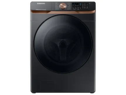 Samsung 5 cu. ft. Extra Large Capacity Smart Front Load Washer in Brushed Black with Super Speed Wash and Steam